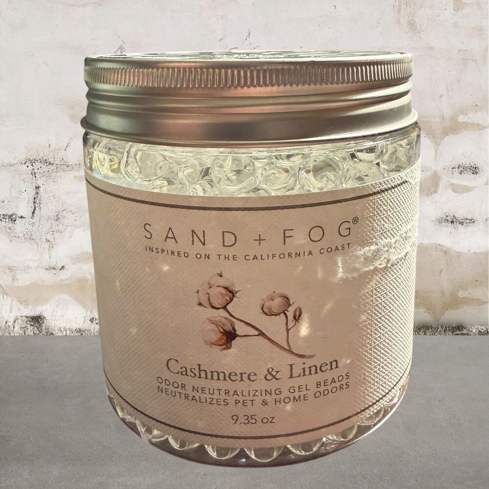 Sand + Fog Cashmere & Linen Odor Neutralizing Gel Beads NEW